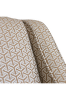 Neutral Geometric Lounge Armchair | Andrew Martin Finbar | Oroatrade.com