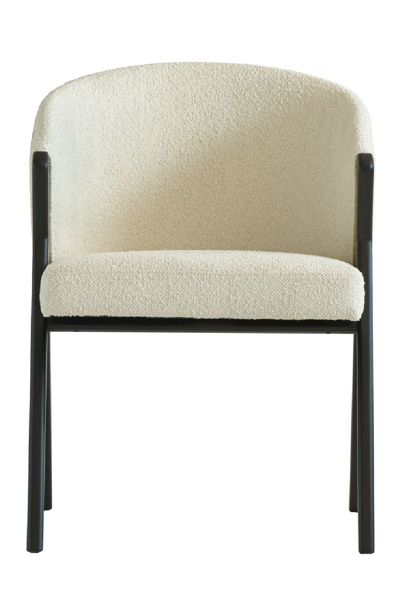 Off-White Bouclé Dining Chair | Andrew Martin Ciri | Oroatrade.com