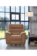 Tan Leather Recliner Chair | Andrew Martin Rain | Oroatrade.com