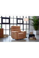 Tan Leather Recliner Chair | Andrew Martin Rain | Oroatrade.com