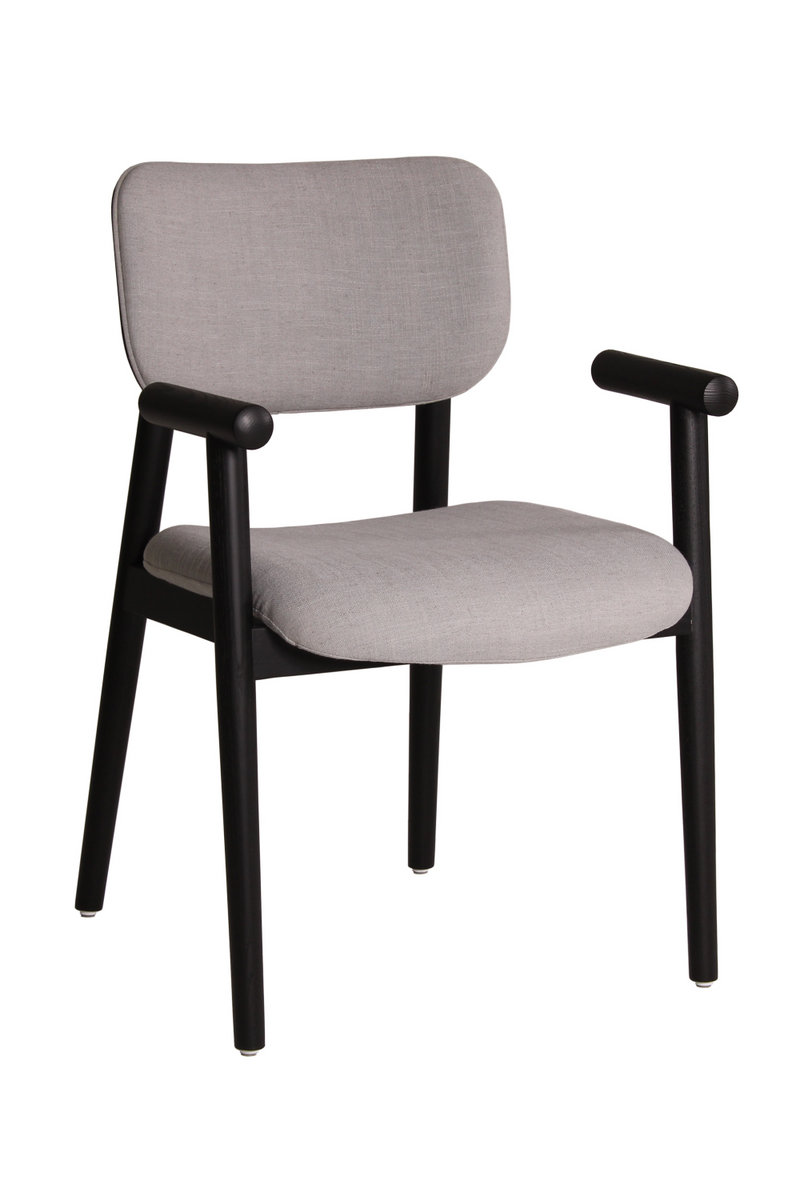 Gray Linen Dining Chair | Andrew Martin Moto | Oroatrade.com