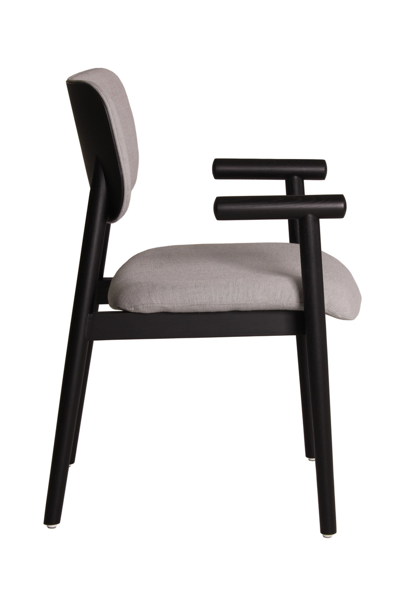 Gray Linen Dining Chair | Andrew Martin Moto | Oroatrade.com