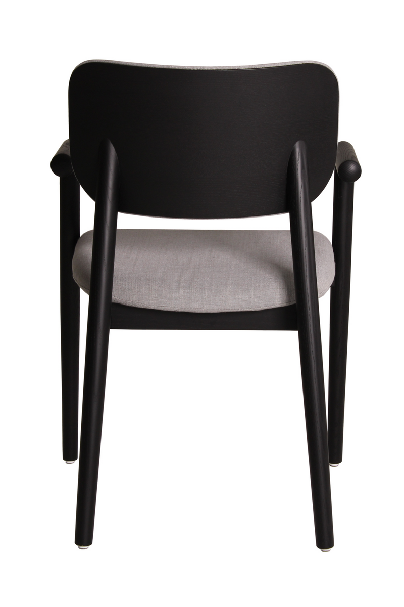 Gray Linen Dining Chair | Andrew Martin Moto | Oroatrade.com