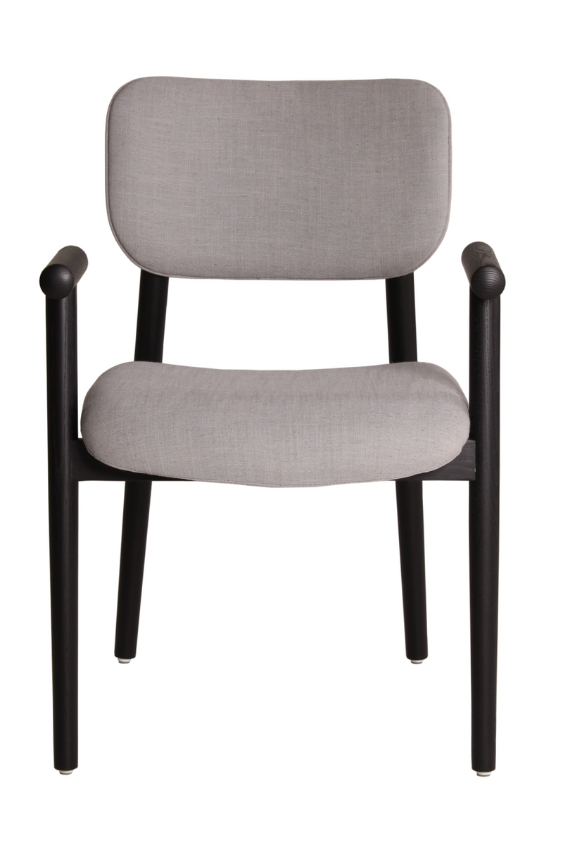 Gray Linen Dining Chair | Andrew Martin Moto | Oroatrade.com