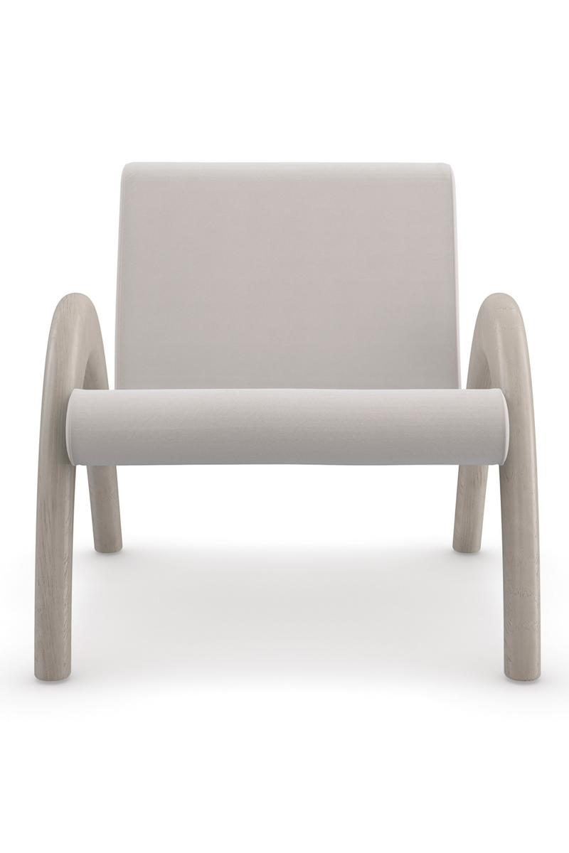 Taupe Velvet Ocassional Chair | Andrew Martin Coco | Oroatrade.com