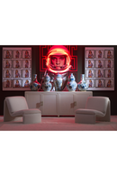 Off-White Bouclé Occasional Chair | Andrew Martin Diana | Oroatrade.com