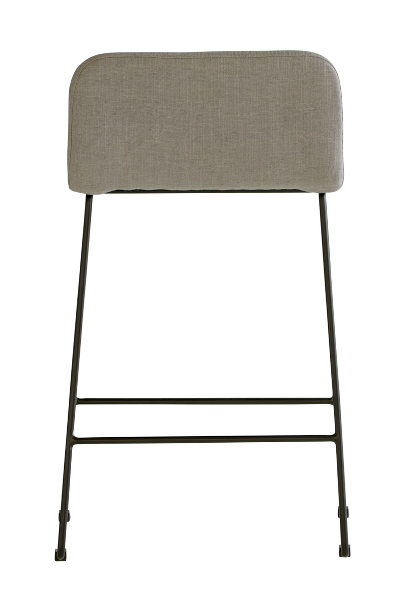 Gray Linen Bar Stool | Andrew Martin Lucy | Oroatrade.com