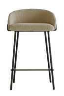 Beige Bouclé Bar Stool | Andrew Martin Cara | Oroatrade.com