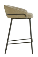 Beige Bouclé Bar Stool | Andrew Martin Cara | Oroatrade.com