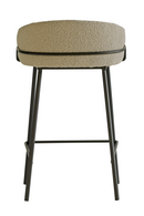 Beige Bouclé Bar Stool | Andrew Martin Cara | Oroatrade.com