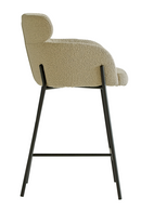 Beige Bouclé Tub Bar Stool | Andrew Martin Harry | Oroatrade.com