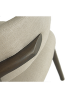 Light Brown Linen Dining Chair | Andrew Martin Kitty | Oroatrade.com