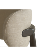 Light Brown Linen Dining Chair | Andrew Martin Kitty | Oroatrade.com