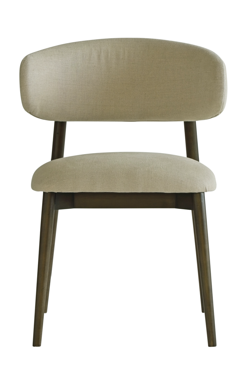 Light Brown Linen Dining Chair | Andrew Martin Kitty | Oroatrade.com