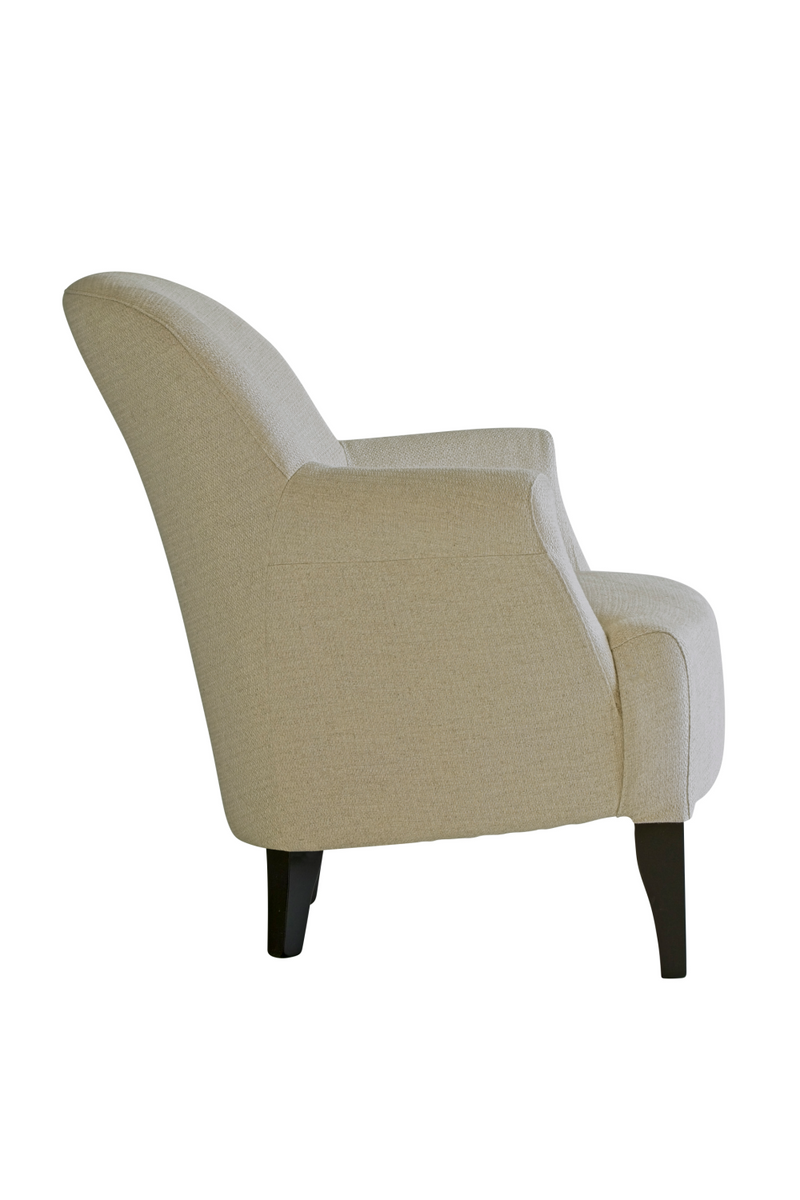 Taupe Linen Lounge Chair | Andrew Martin Victoria | Oroatrade.com