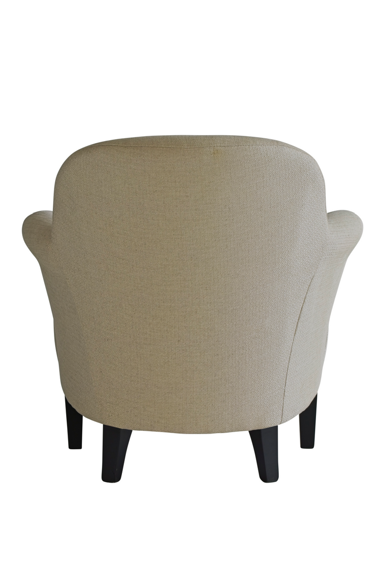 Taupe Linen Lounge Chair | Andrew Martin Victoria | Oroatrade.com