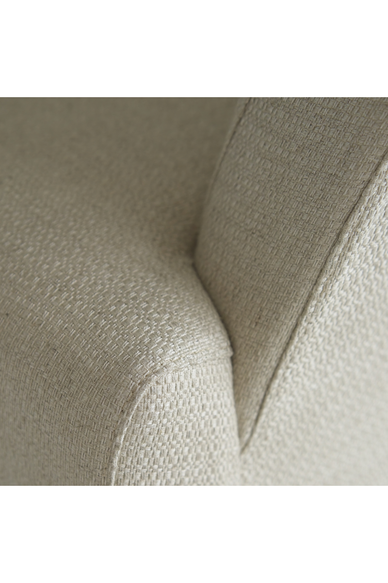 Taupe Linen Lounge Chair | Andrew Martin Victoria | Oroatrade.com