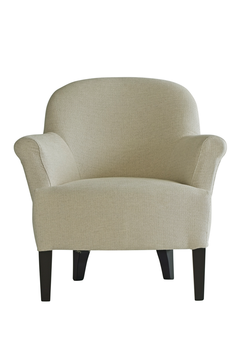 Taupe Linen Lounge Chair | Andrew Martin Victoria | Oroatrade.com