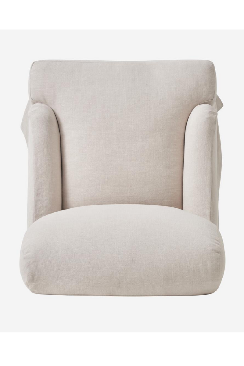 Linen Covered Lounge Chair | Andrew Martin Lady May | Oroatrade.com