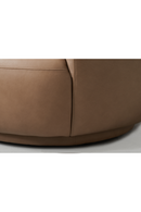 Taupe Leather Swivel Chair | Andrew Martin Haynes | Oroatrade.com