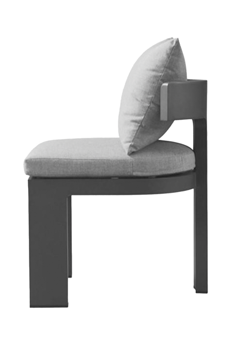 Dark Gray Outdoor Dining Chair | Andrew Martin Caicos | Oroatrade.com