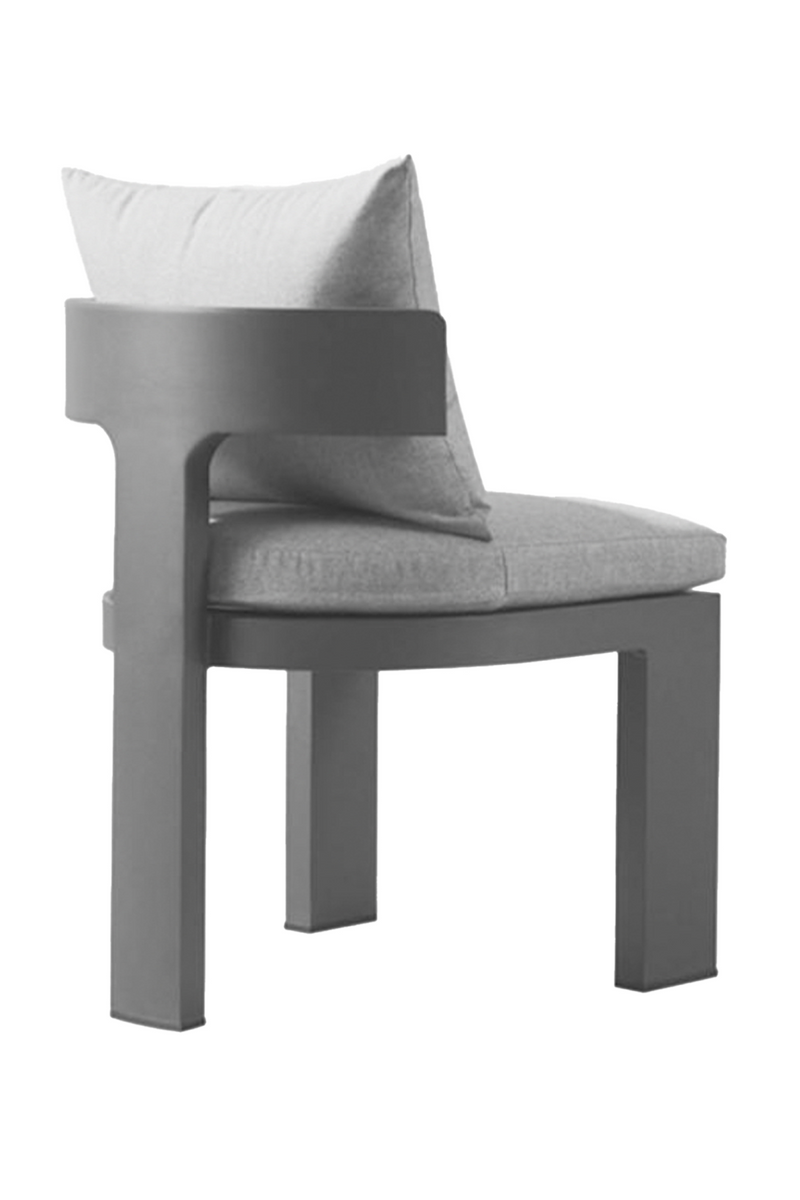 Dark Gray Outdoor Dining Chair | Andrew Martin Caicos | Oroatrade.com