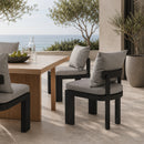 Dark Gray Outdoor Dining Chair | Andrew Martin Caicos | Oroatrade.com