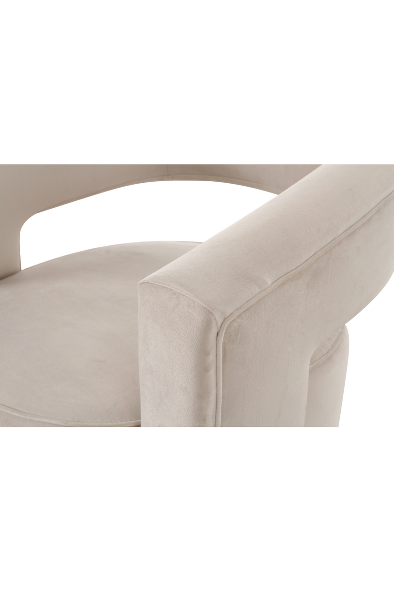 Gray Velvet Swivel Chair | Andrew Martin Madison | Oroatrade.com