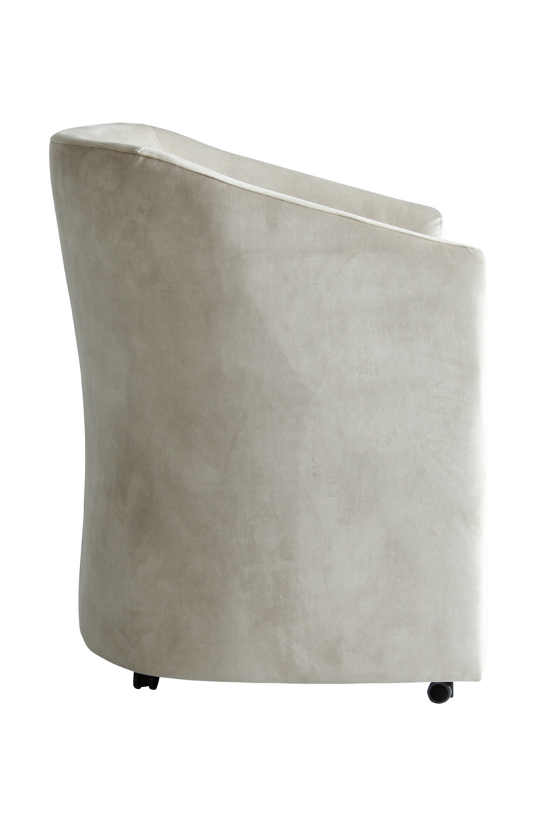 Gray Velvet Tub Dining Chair | Andrew Martin Ferdinand | Oroatrade.com