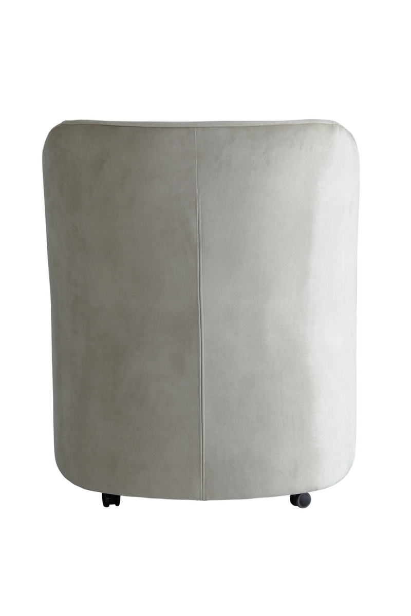 Gray Velvet Tub Dining Chair | Andrew Martin Ferdinand | Oroatrade.com