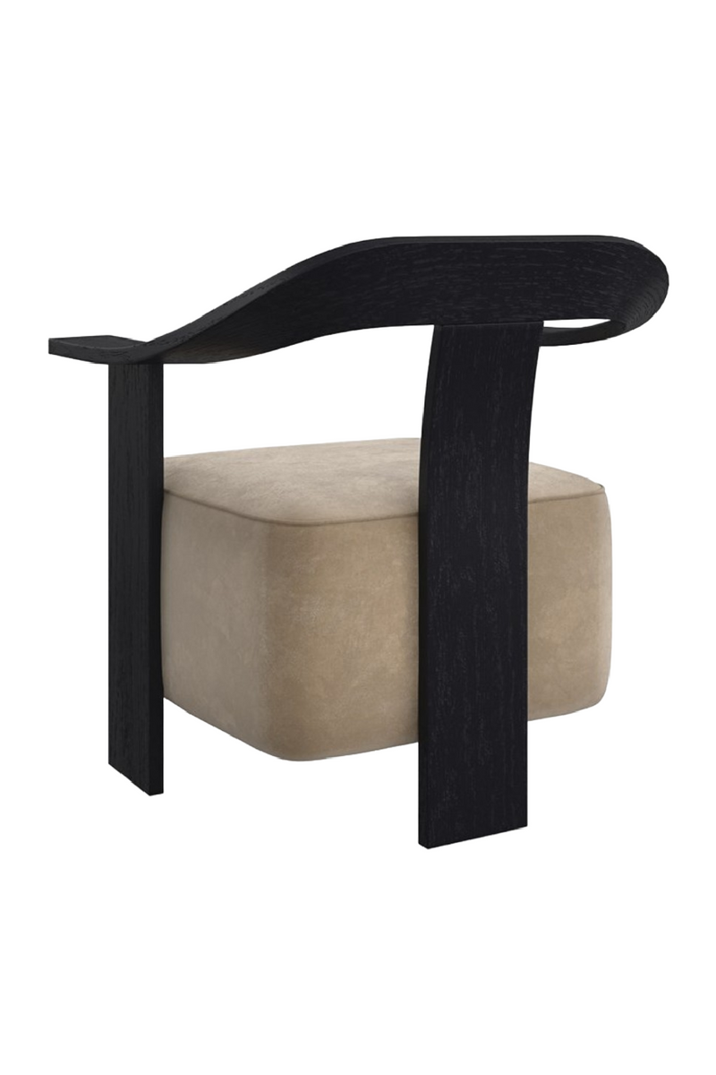 Suede Modern Accent Chair | Andrew Martin Luca | Oroatrade.com