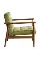 Velvet Mid-Century Lounge Armchair | Andrew Martin Roman