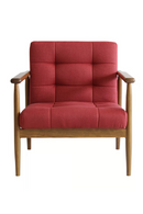 Velvet Mid-Century Lounge Armchair | Andrew Martin Roman