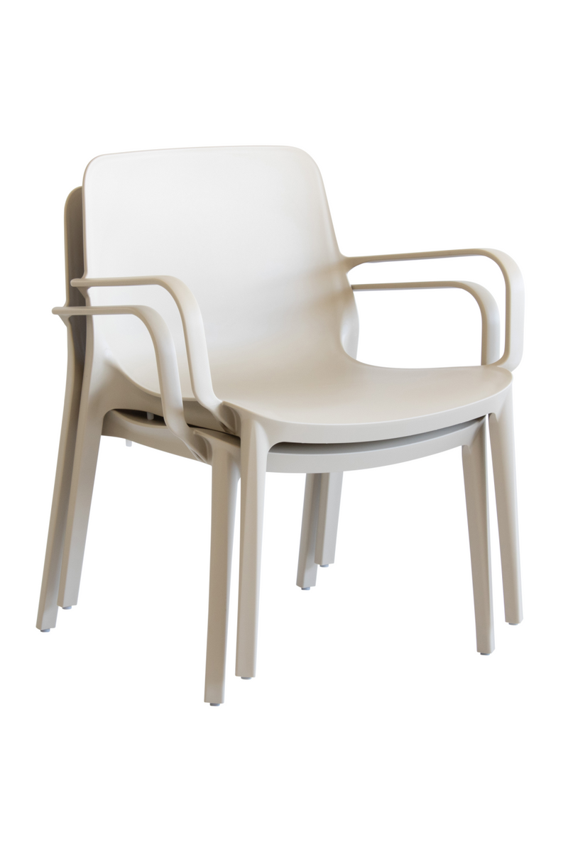 Minimalist Outdoor Dining Armchairs (2) | Andrew Martin Lear | Oroatrade.com