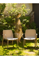 Minimalist Outdoor Dining Armchairs (2) | Andrew Martin Lear | Oroatrade.com