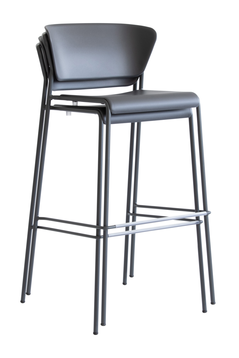 Minimalist Outdoor Bar Stool Set (2) | Andrew Martin Henty | Oroatrade.com