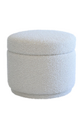 Bouclé Storage Ottoman | Andrew Martin Tondu | Oroatrade.com