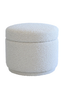 Bouclé Storage Ottoman | Andrew Martin Tondu | Oroatrade.com