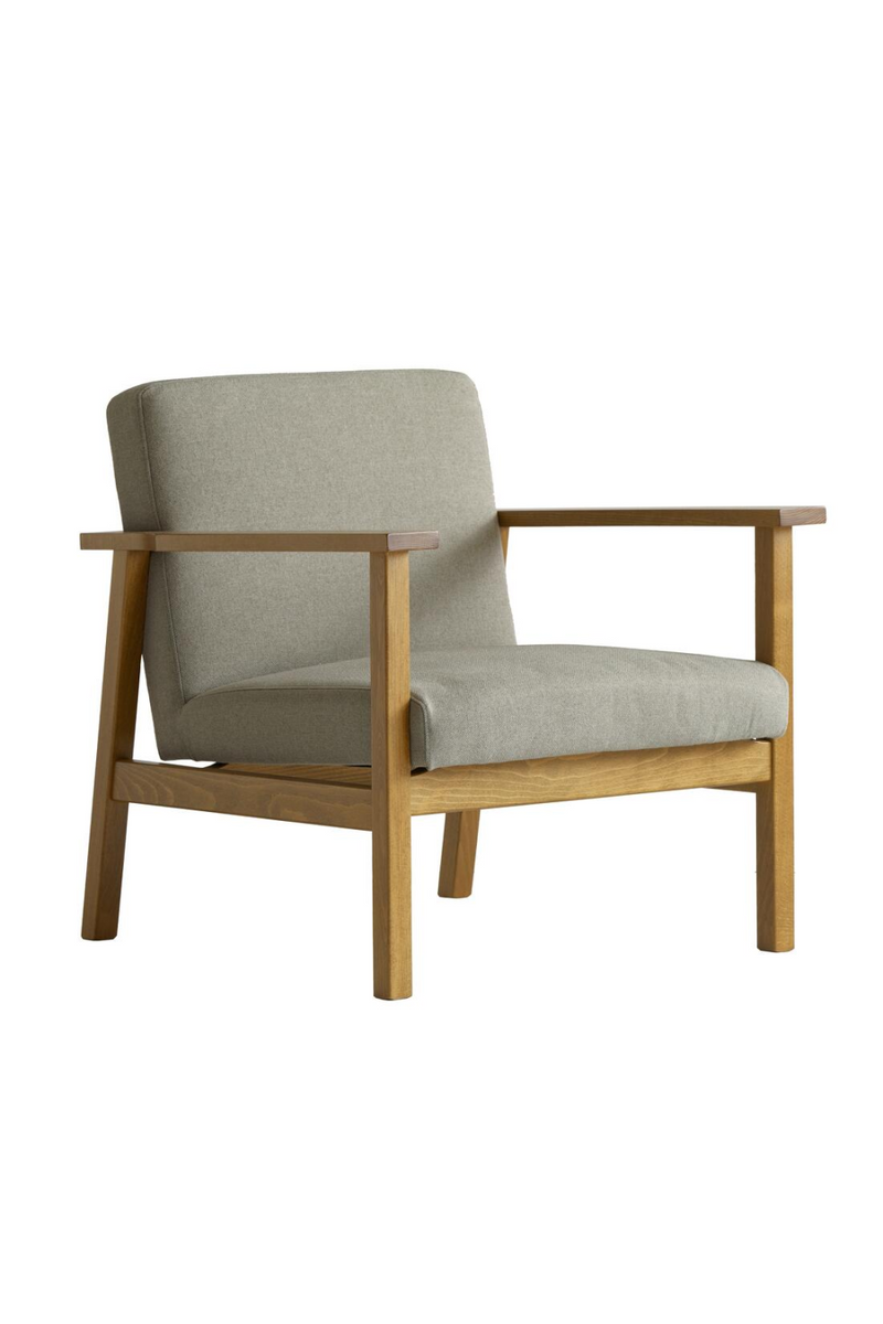 Gray Linen Lounge Armchair | Andrew Martin Cecil | Oroatrade.com