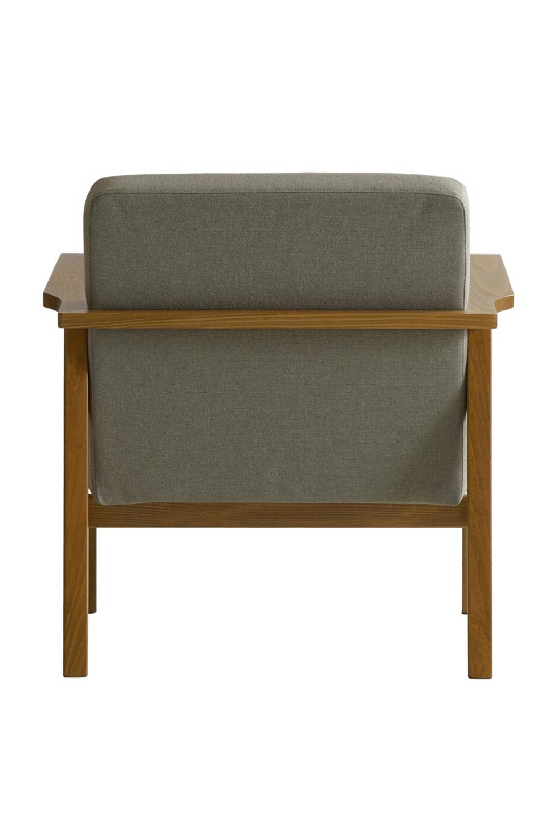 Gray Linen Lounge Armchair | Andrew Martin Cecil | Oroatrade.com