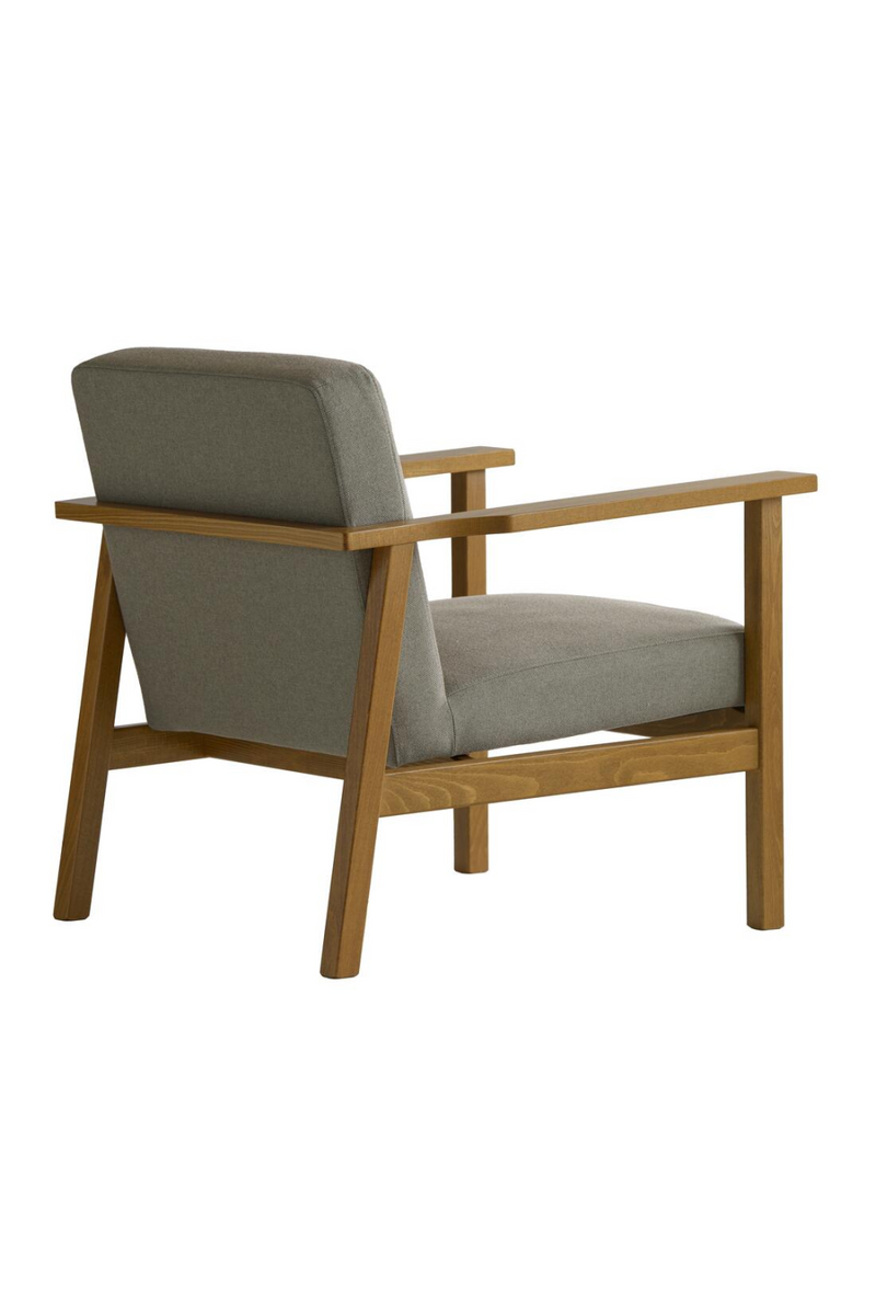 Gray Linen Lounge Armchair | Andrew Martin Cecil | Oroatrade.com