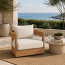 Outdoor Swivel Lounge Chair | Andrew Martin Caicos | Oroatrade.com