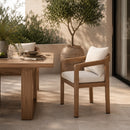 Outdoor Teak Dining Armchair | Andrew Martin Caicos | Oroatrade.com
