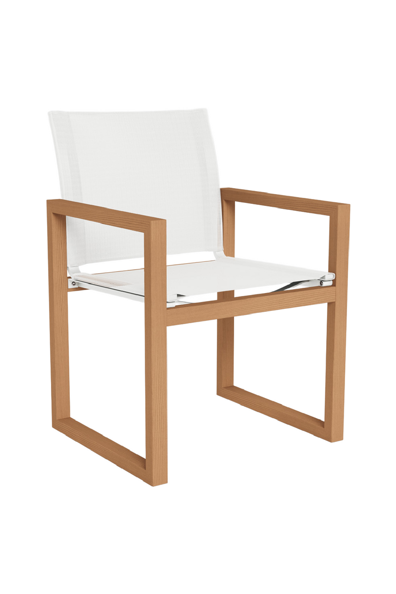 Teak Outdoor Dining Armchair | Andrew Martin Hayman | Oroatrade.com