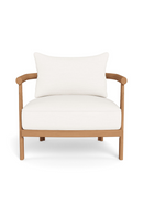Padded Teak Outdoor Lounge Chair | Andrew Martin Cove | Oroatrade.com