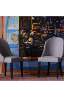 Curved Back Upholstered Dining Chair | Andrew Martin Aldwick