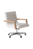 Neutral Weave Swivel Desk Chair | Andrew Martin Collingham | Oroatrade.com