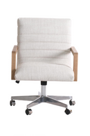 Neutral Weave Swivel Desk Chair | Andrew Martin Collingham | Oroatrade.com