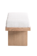 Scalloped Seat Ottoman | Andrew Martin Exeter | Oroatrade.com