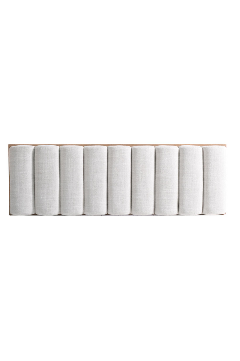 Scalloped Seat Ottoman | Andrew Martin Exeter | Oroatrade.com